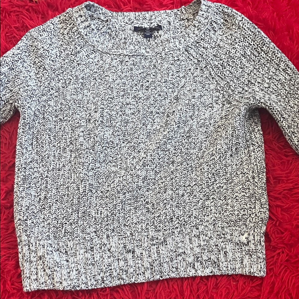 American Eagle Outfitters Monochrome Crew Neck Sweater
